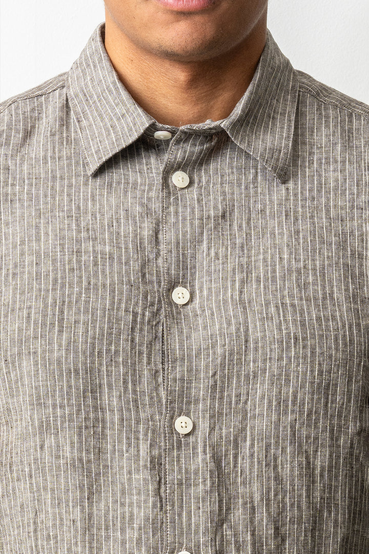 Enzo Shirt 5728 Clay Stripe