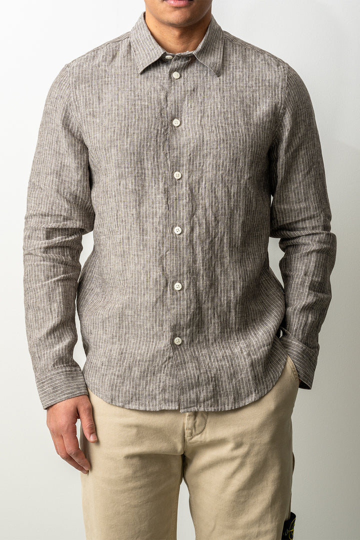 Enzo Shirt 5728 Clay Stripe