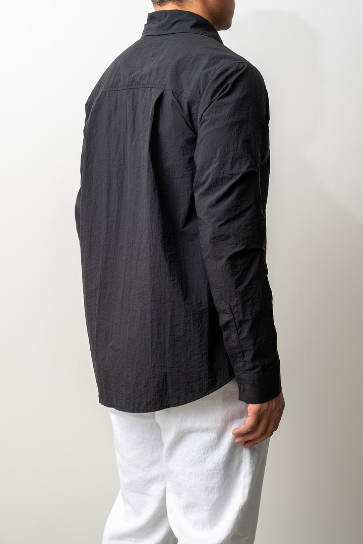 Filey Crepe Nylon Shirt Black