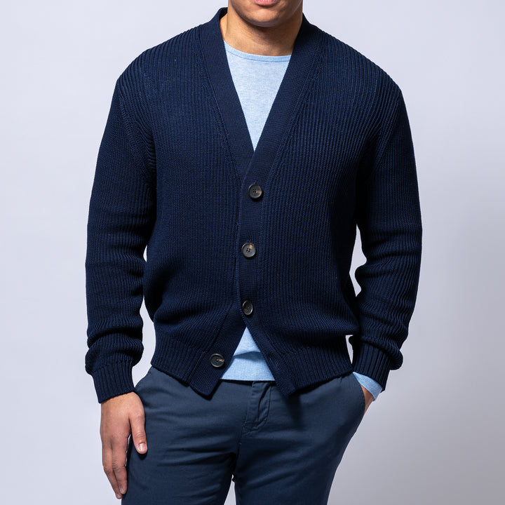 Luxury Cardigan Sweater NAVY