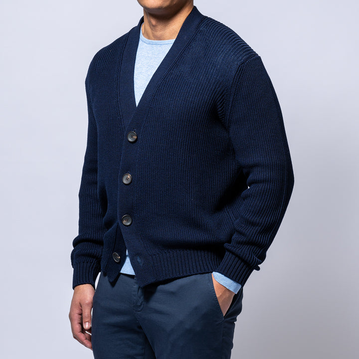 Luxury Cardigan Sweater NAVY