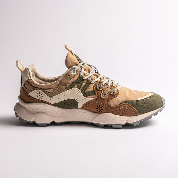 Yamano Eco Suede Nylone Sneaker Dark Grey / Sand