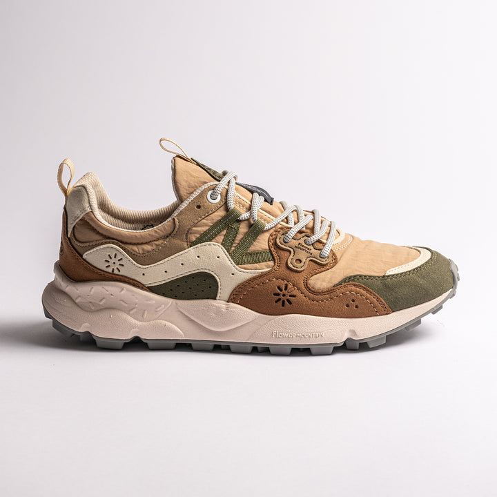 Yamano Eco Suede Nylone Sneaker Dark Grey / Sand