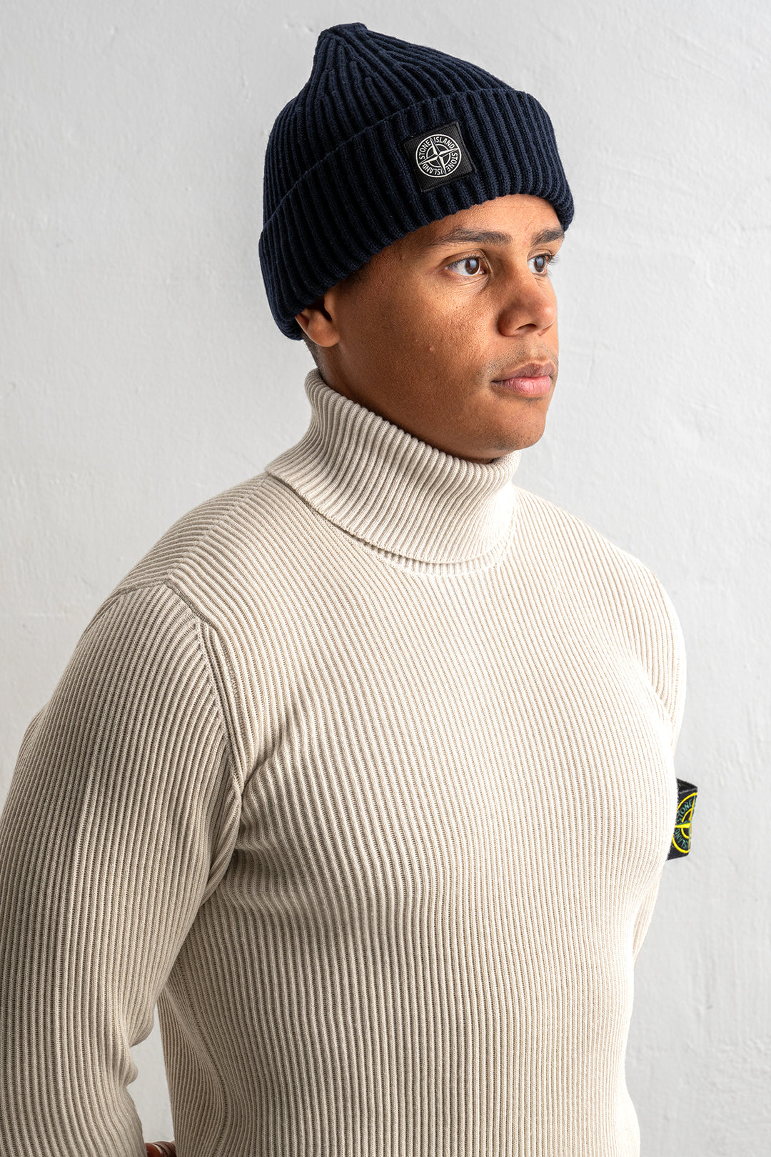 Full Ribb RWS Wool Beanie N100002 Black