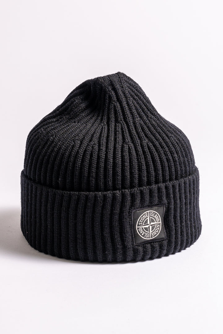 Full Ribb RWS Wool Beanie N100002 Black