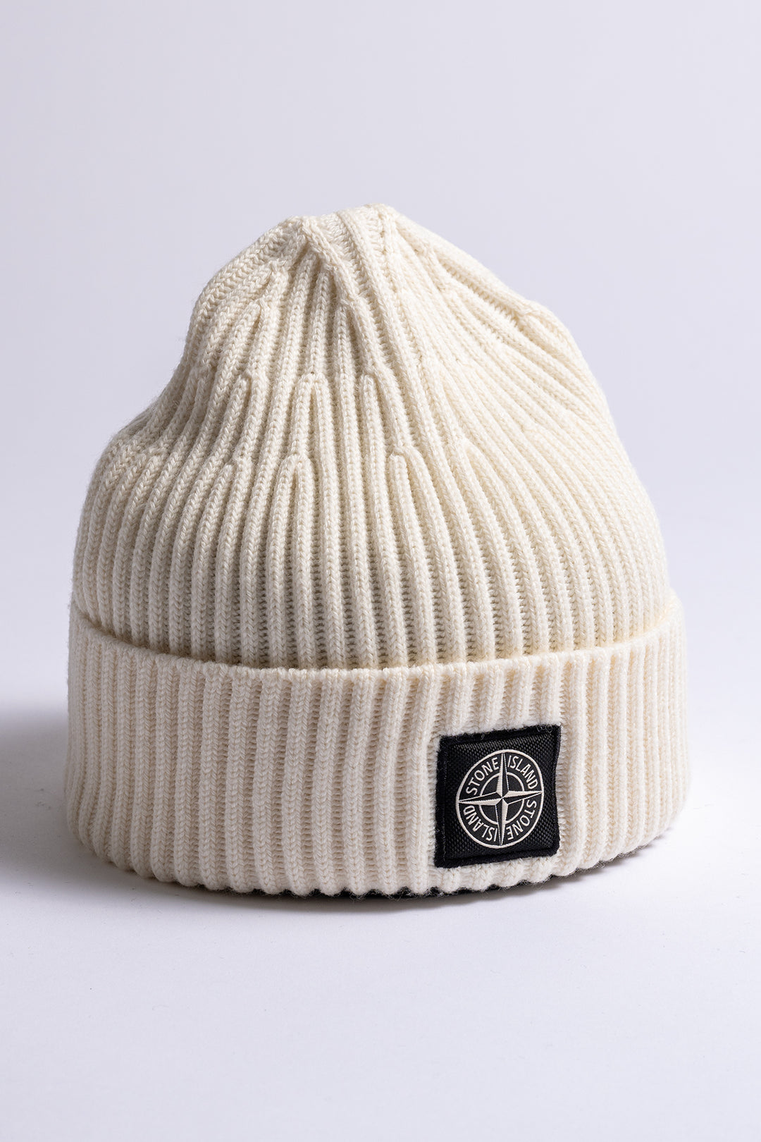 Full Ribb RWS Wool Beanie N100002 IVORY