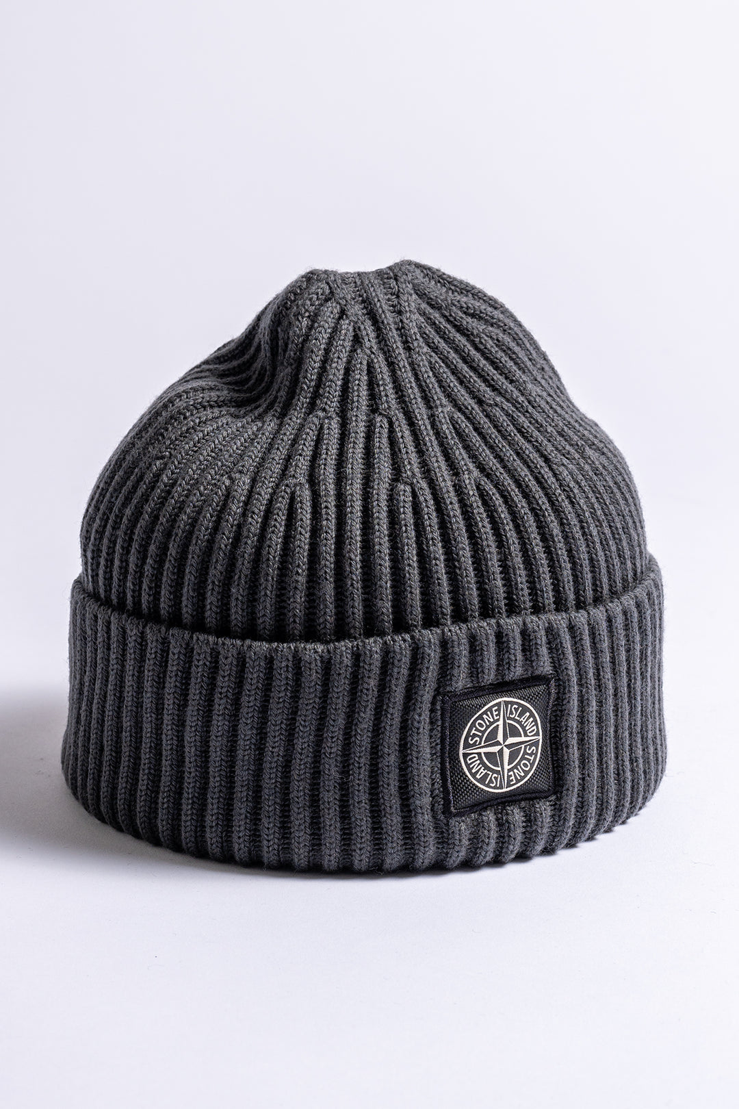 Full Ribb RWS Wool Beanie N100002 LEAD GREY