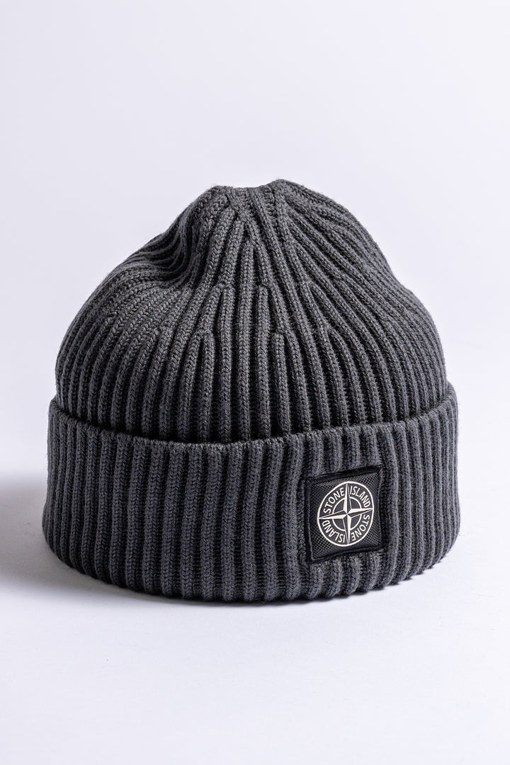 Full Ribb RWS Wool Beanie N100002 LEAD GREY