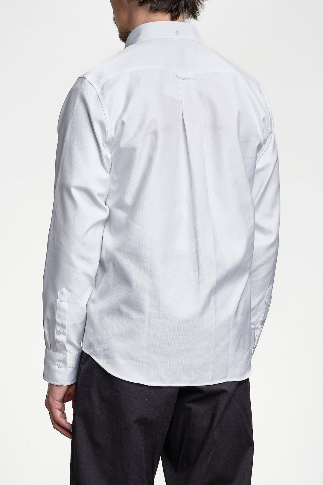 Reg Twill Dress Shirt White – GANT, bakifrån