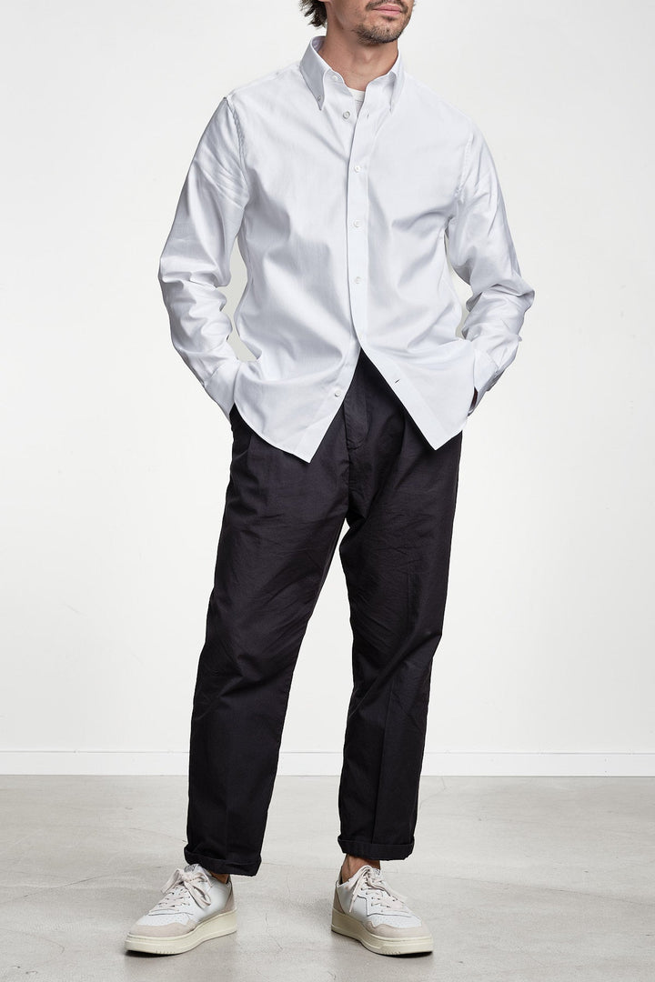 Reg Twill Dress Shirt White – GANT, detalj