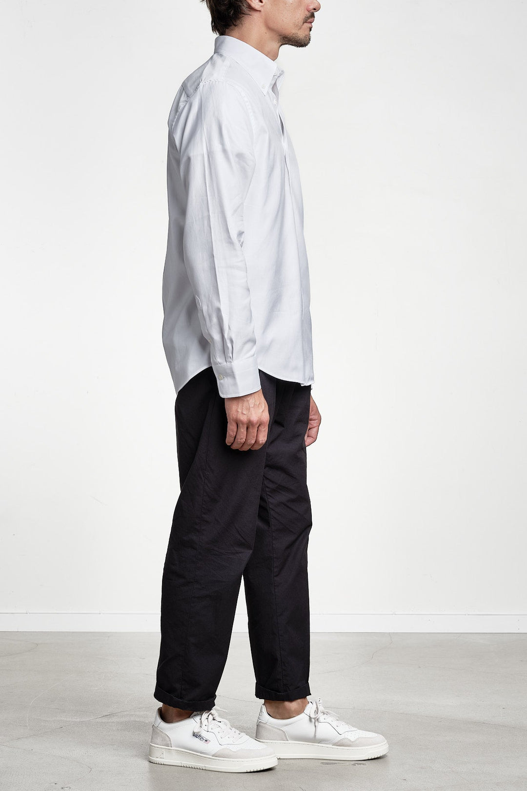 Reg Twill Dress Shirt White – GANT, detalj