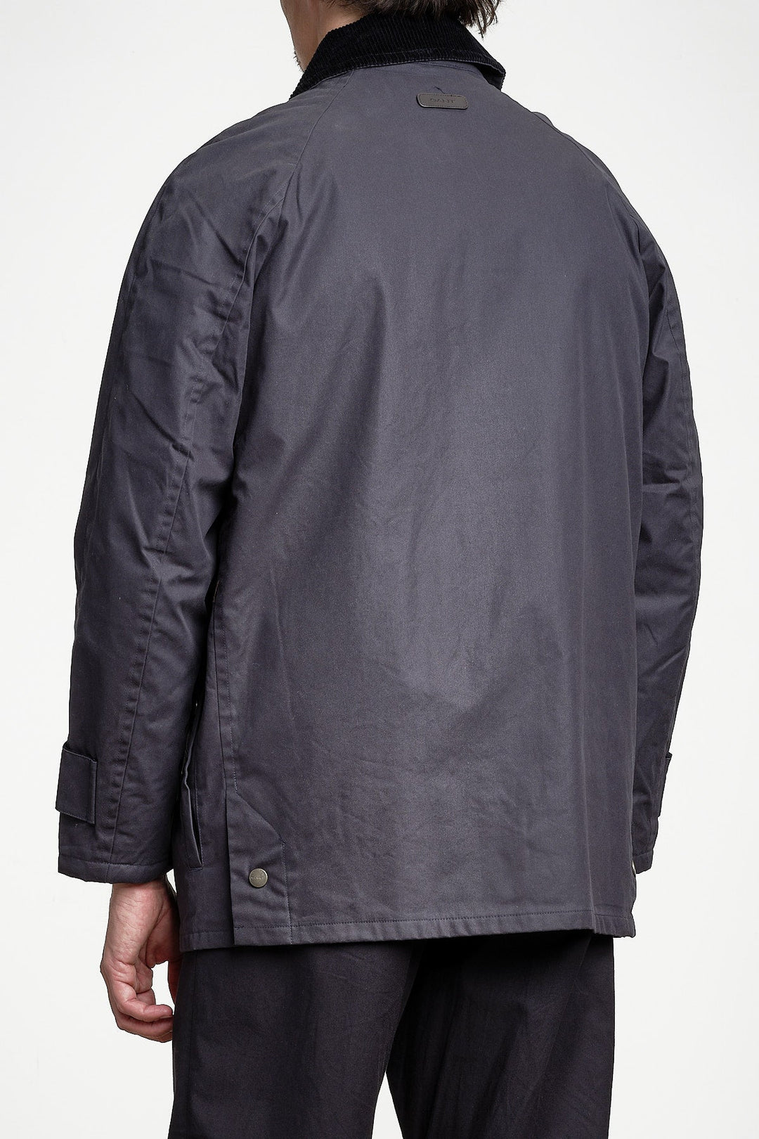 Waxed Barn Jacket Marine – GANT, bakifrån