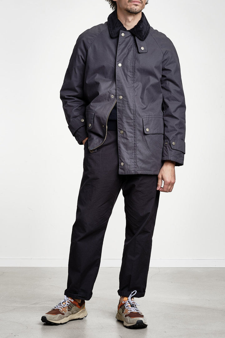 Waxed Barn Jacket Marine – GANT, detalj
