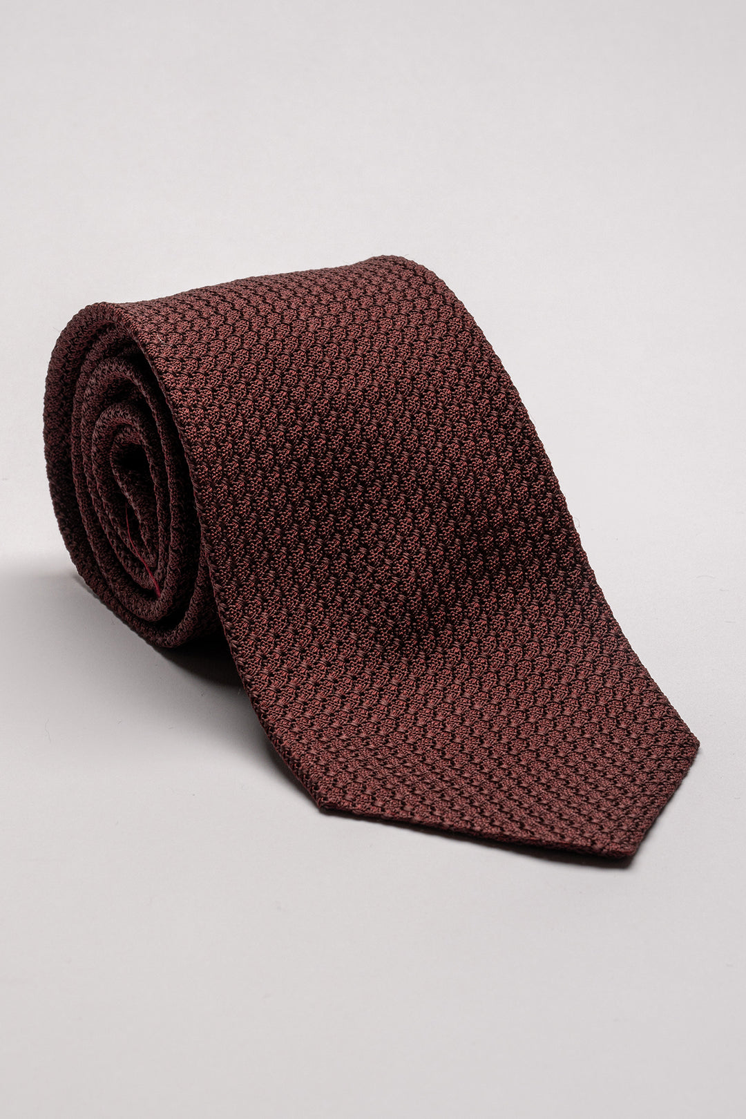 GRENADINE SILK TIE 314 Bordeaux