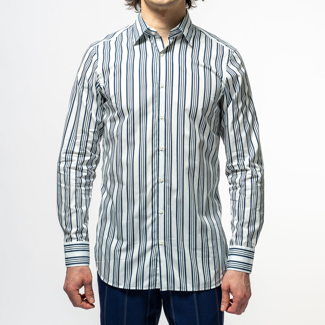 Striped Shirt Navy/White