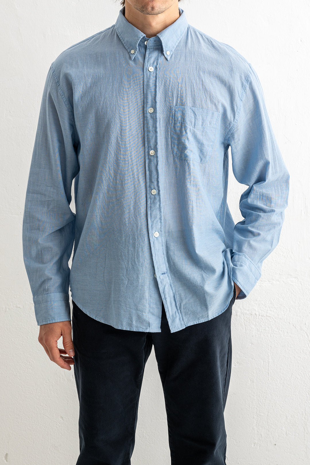 Rel Indigo Chambray Shirt LIGHT INDIGO