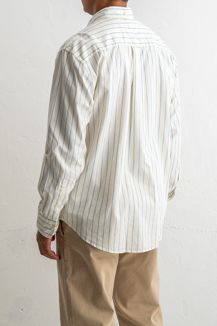 Rel Luxury Oxford Stripe Shirt CREAM