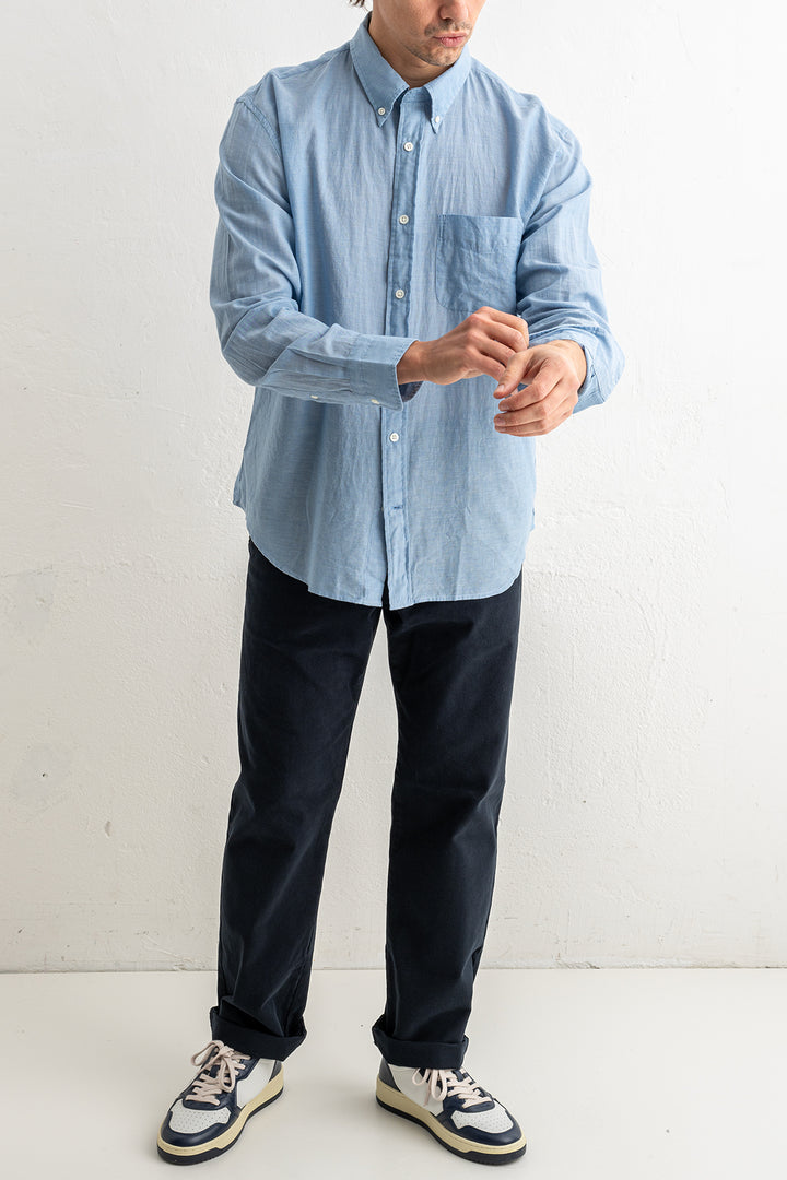 Rel Indigo Chambray Shirt LIGHT INDIGO