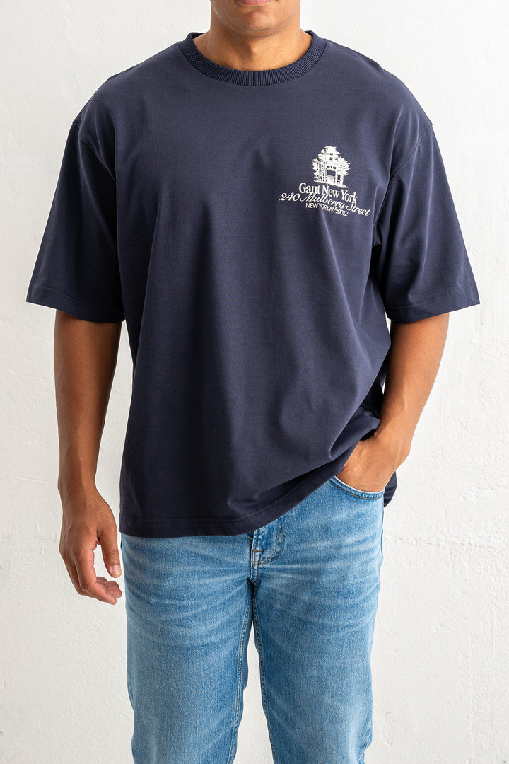 Graphic T-Shirt Evening Blue