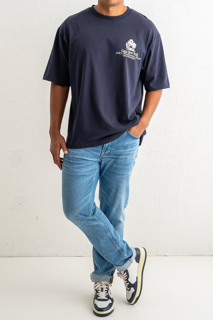 Graphic T-Shirt Evening Blue