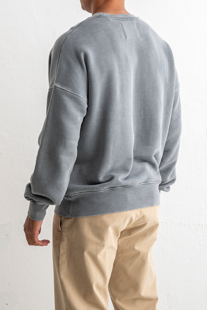 Graphic C-Neck Steel Grey