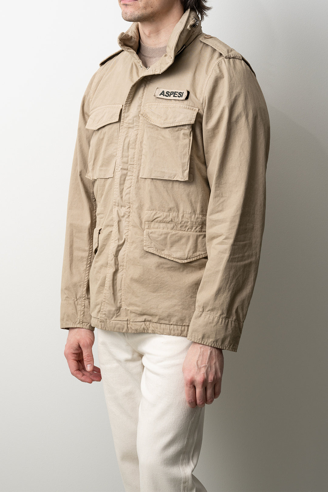Giub Minifield Cotton Jacket Beige