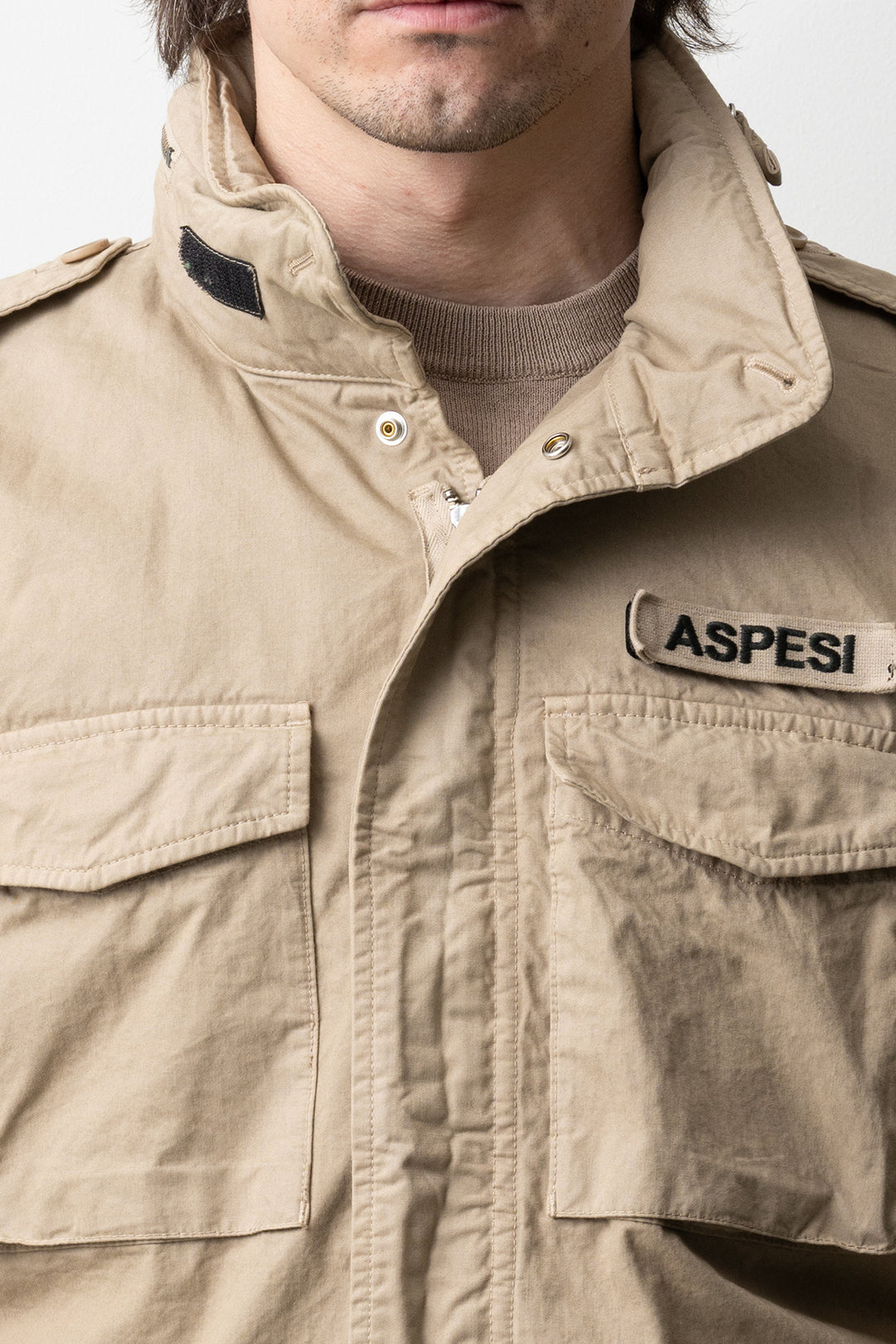 Giub Minifield Cotton Jacket Beige