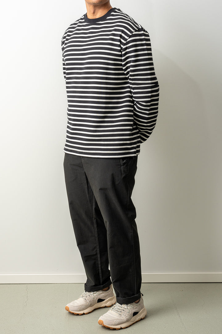 Hornsea Striped Long Sleeve T-Shirt Black Stripes