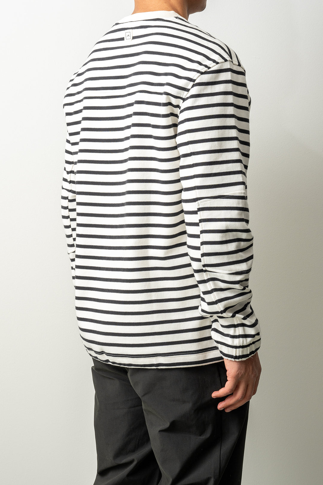 Hornsea Striped Long Sleeve T-Shirt Off White Stripes