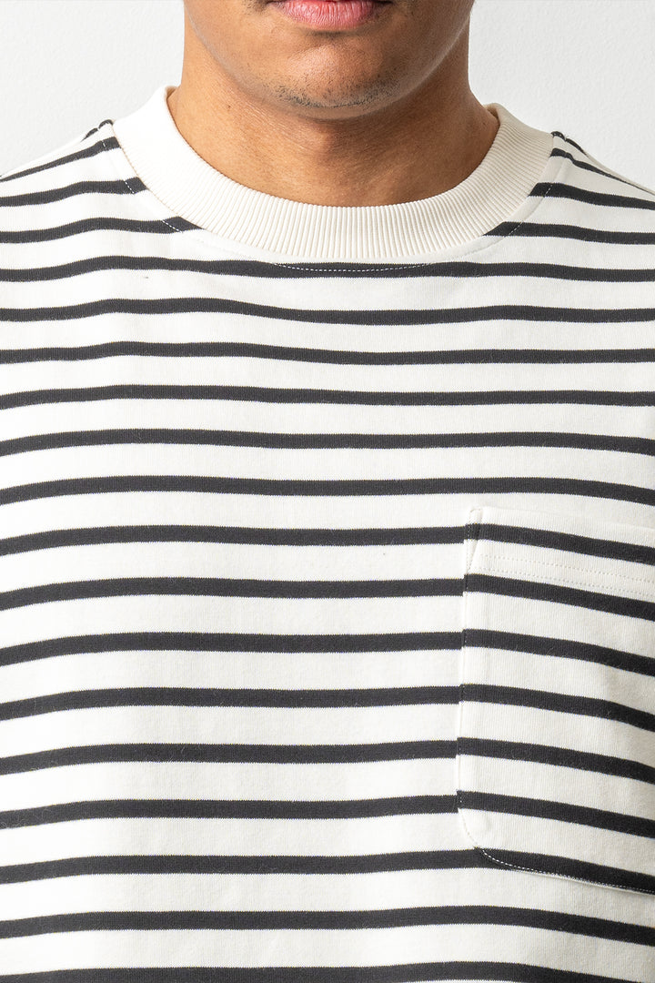 Hornsea Striped T-Shirt Off White Stripes