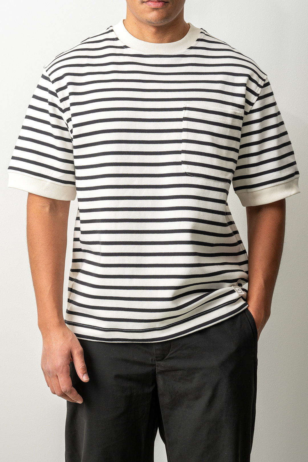Hornsea Striped T-Shirt Off White Stripes