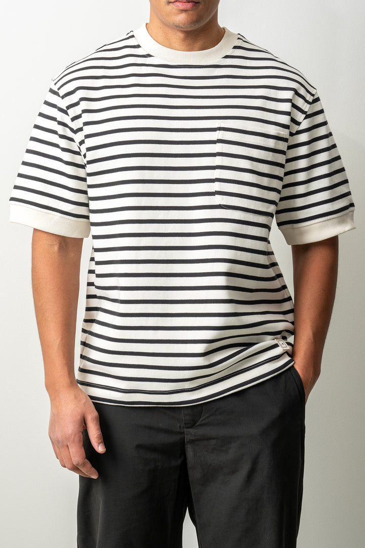 Hornsea Striped T-Shirt Off White Stripes