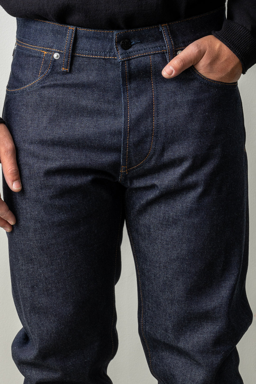Indigo Denim-Raw Jeans J100005 Blue Raw