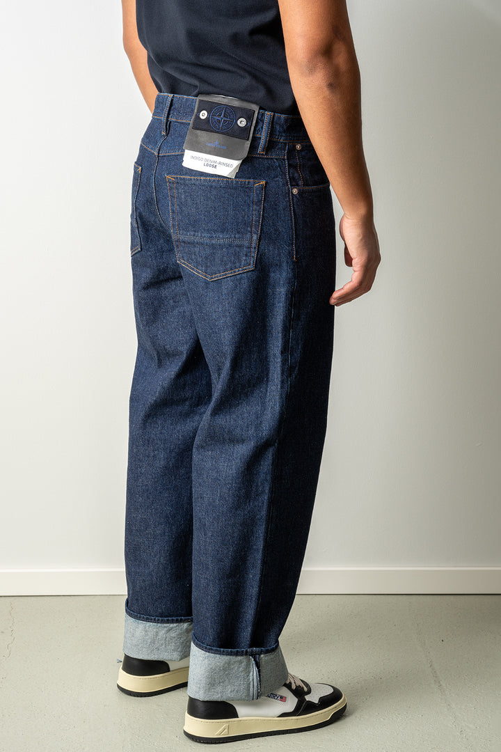 Indigo Denim-Rinsed Jeans J100006 Blue Rinse