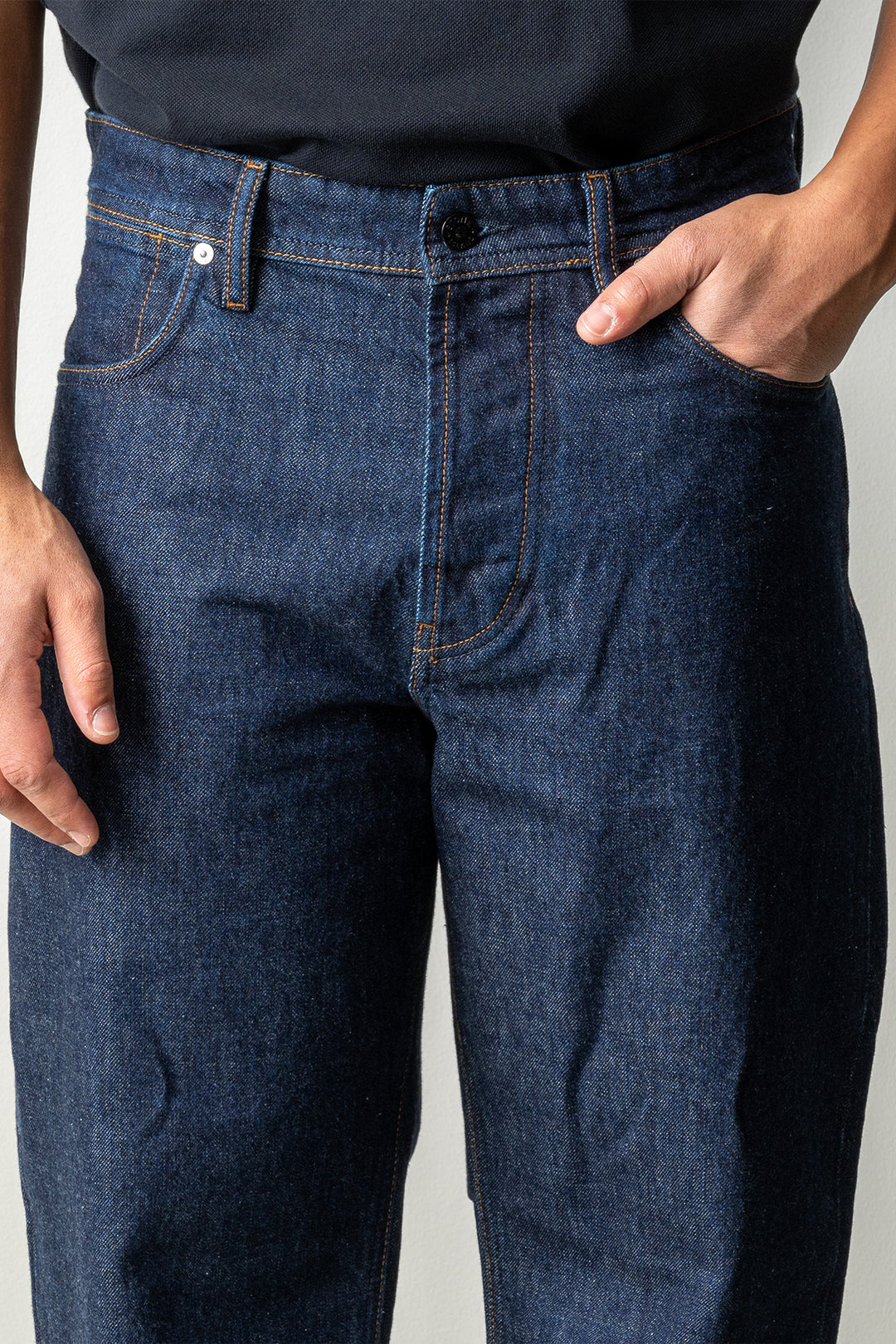 Indigo Denim-Rinsed Jeans J100006 Blue Rinse