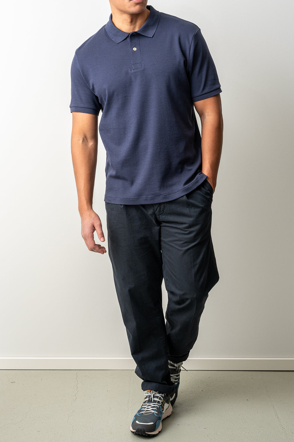 Interlock SS Polo Evening Blue