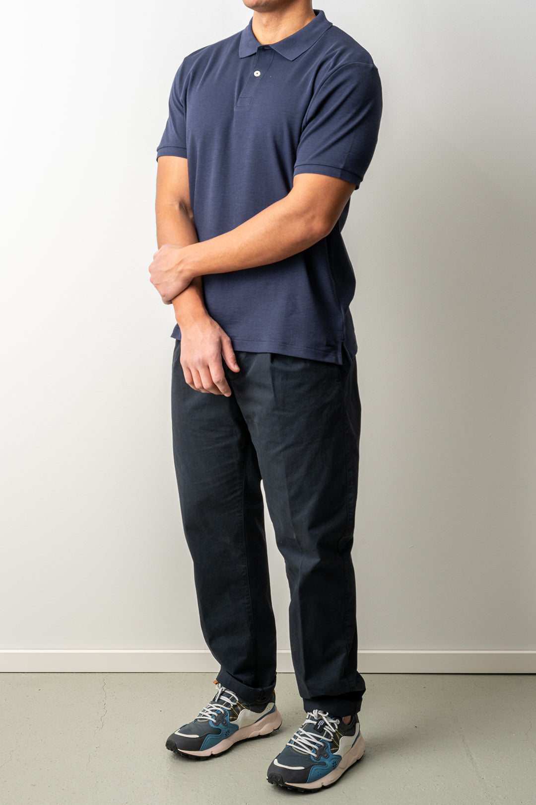 Interlock SS Polo Evening Blue