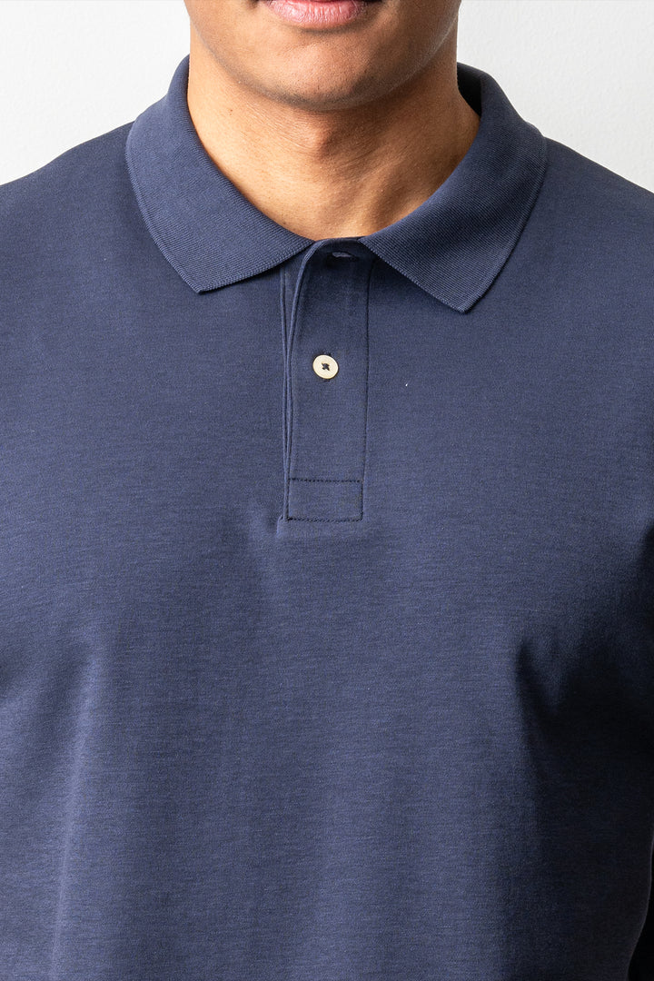 Interlock SS Polo Evening Blue