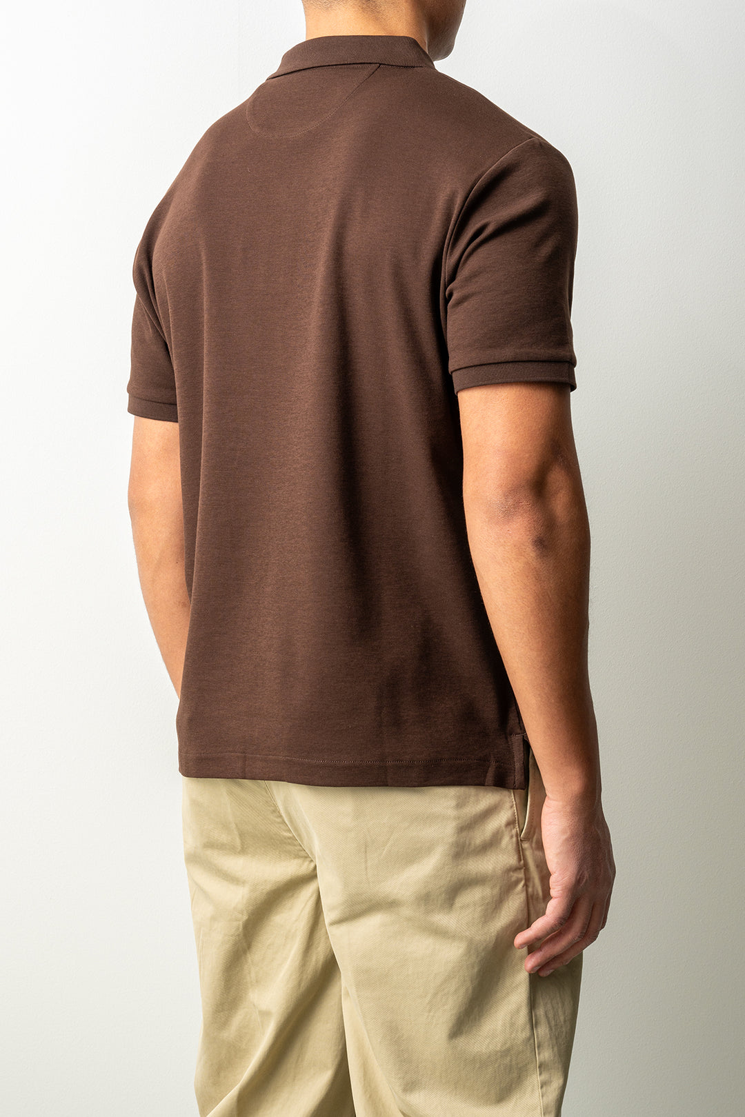 Interlock SS Polo Mahogany Brown