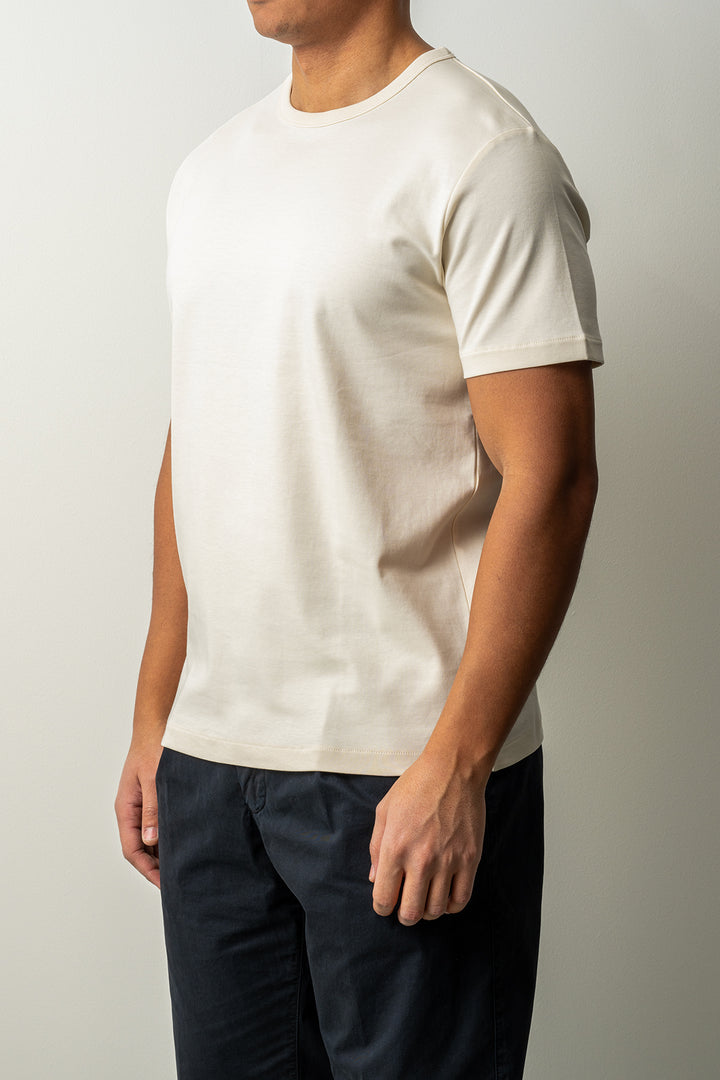 Interlock SS Shirt Creamed White