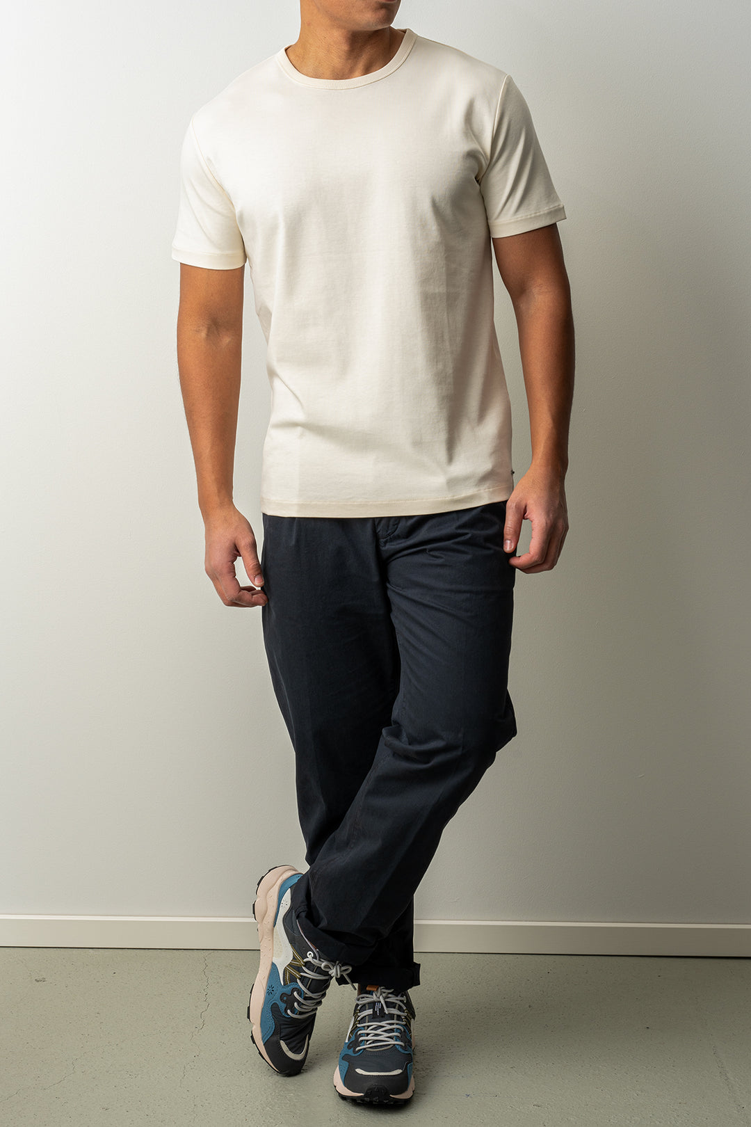 Interlock SS Shirt Creamed White