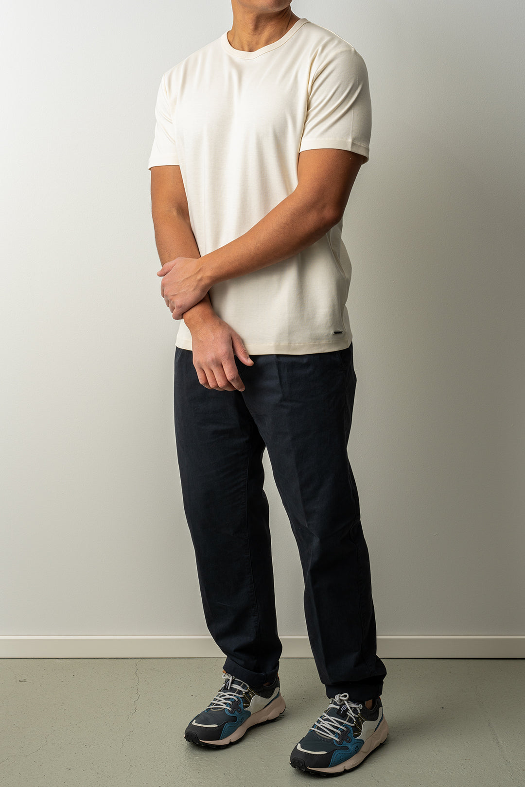 Interlock SS Shirt Creamed White