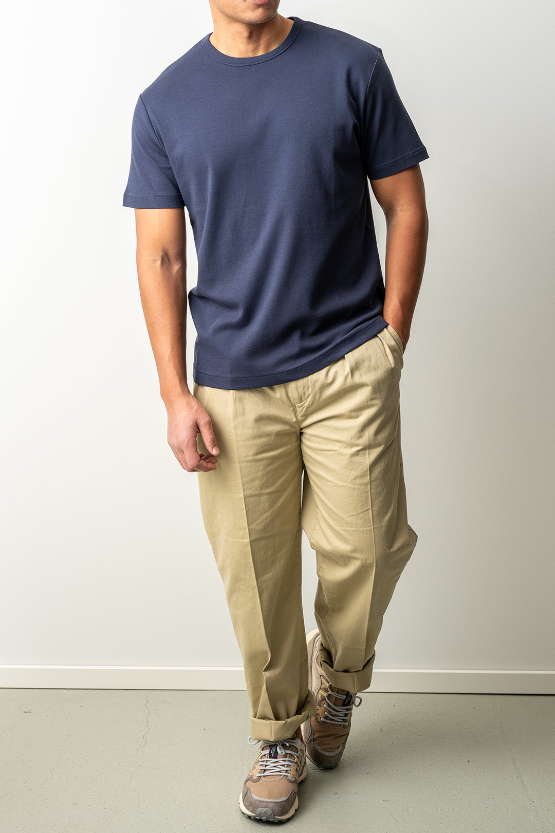 Interlock SS Shirt Evening Blue