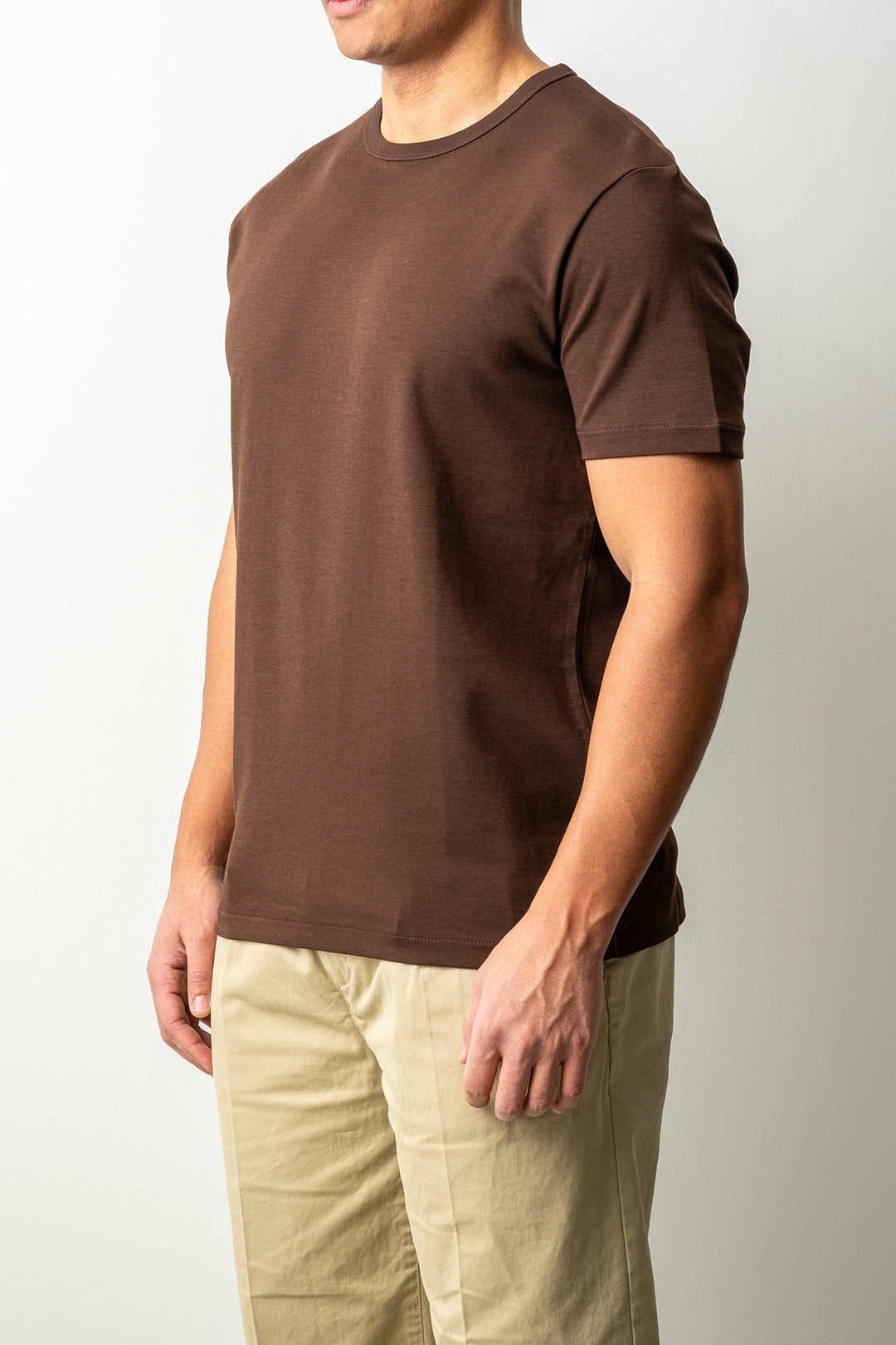 Interlock SS Shirt Mahogany Brown
