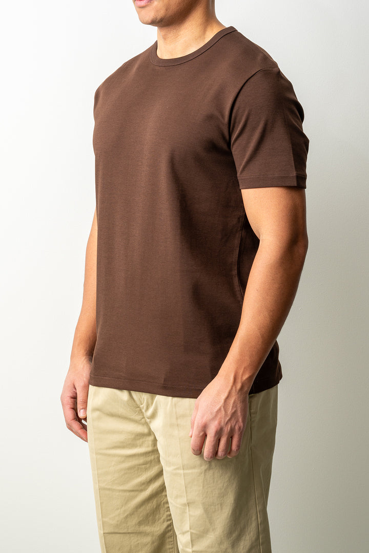 Interlock SS Shirt Mahogany Brown