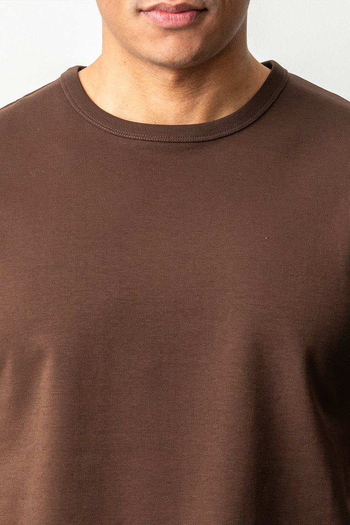 Interlock SS Shirt Mahogany Brown