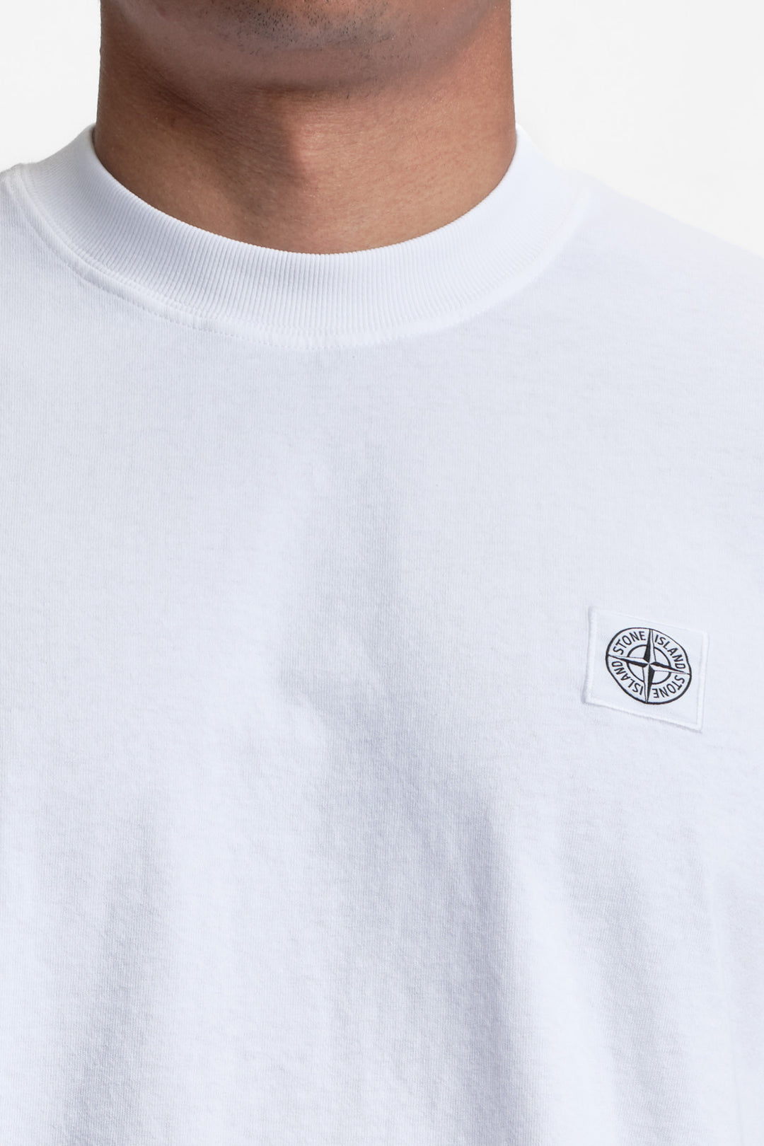 Garment Dyed Jersey T-Shirt White