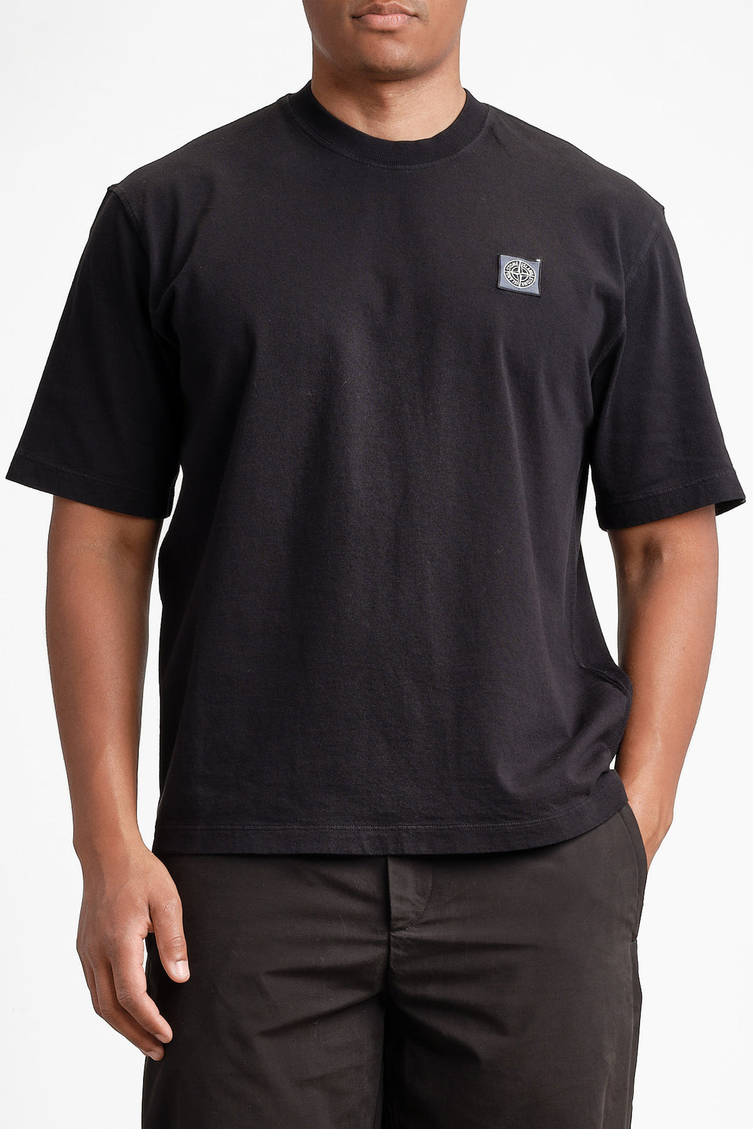 Garment Dyed Jersey T-Shirt Black