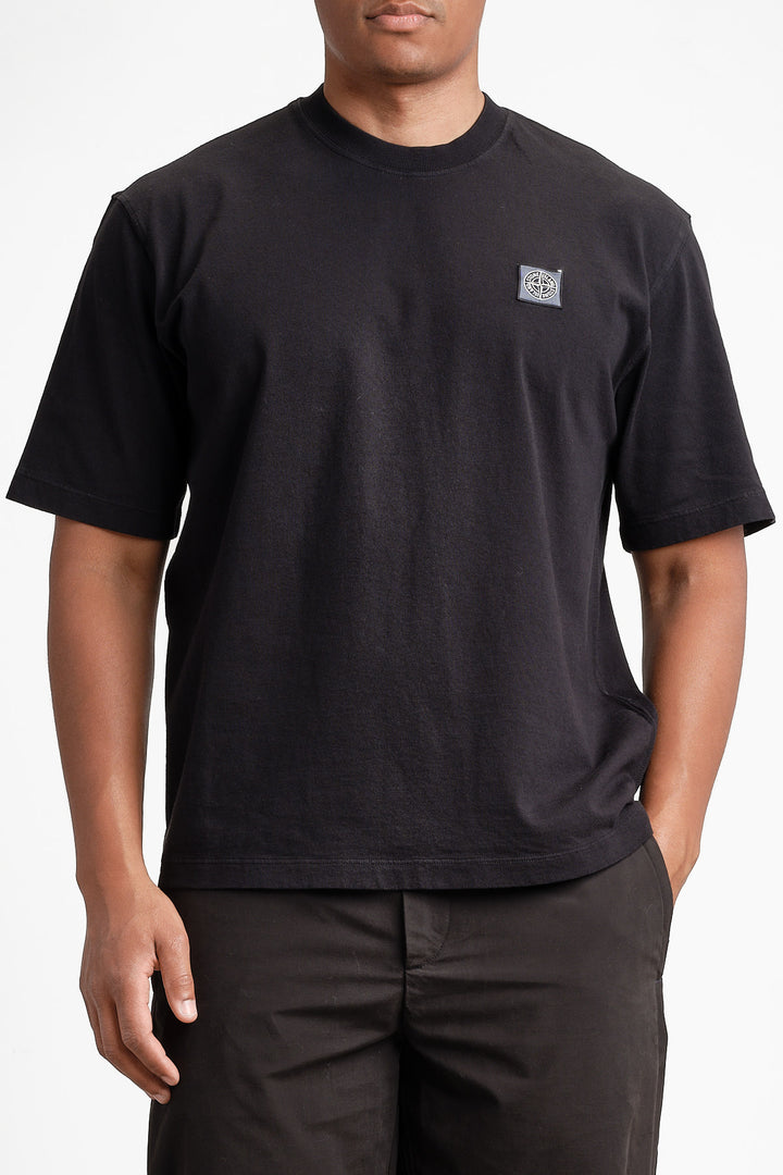 Garment Dyed Jersey T-Shirt Black