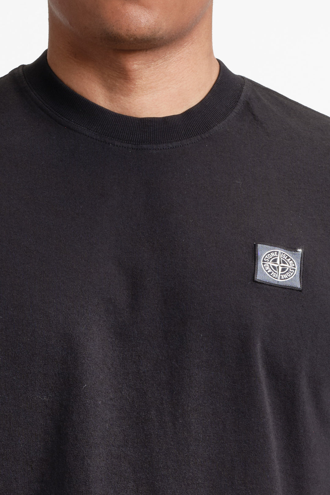 Garment Dyed Jersey T-Shirt Black